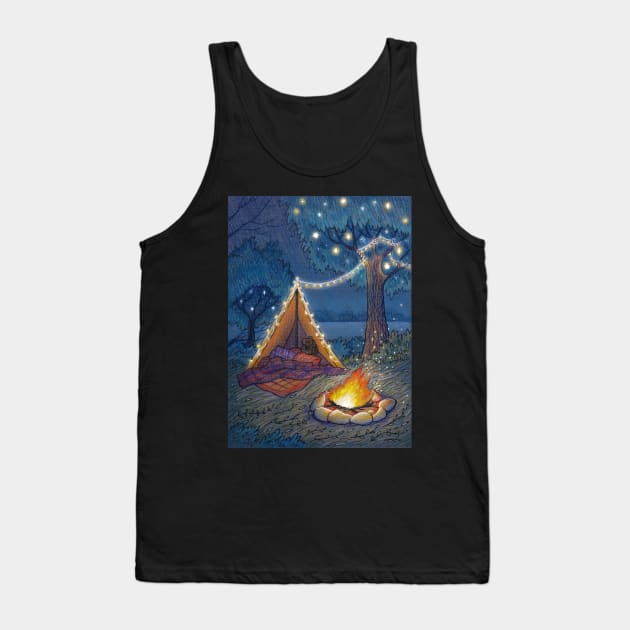 Summer campfire Tank Top by illustore